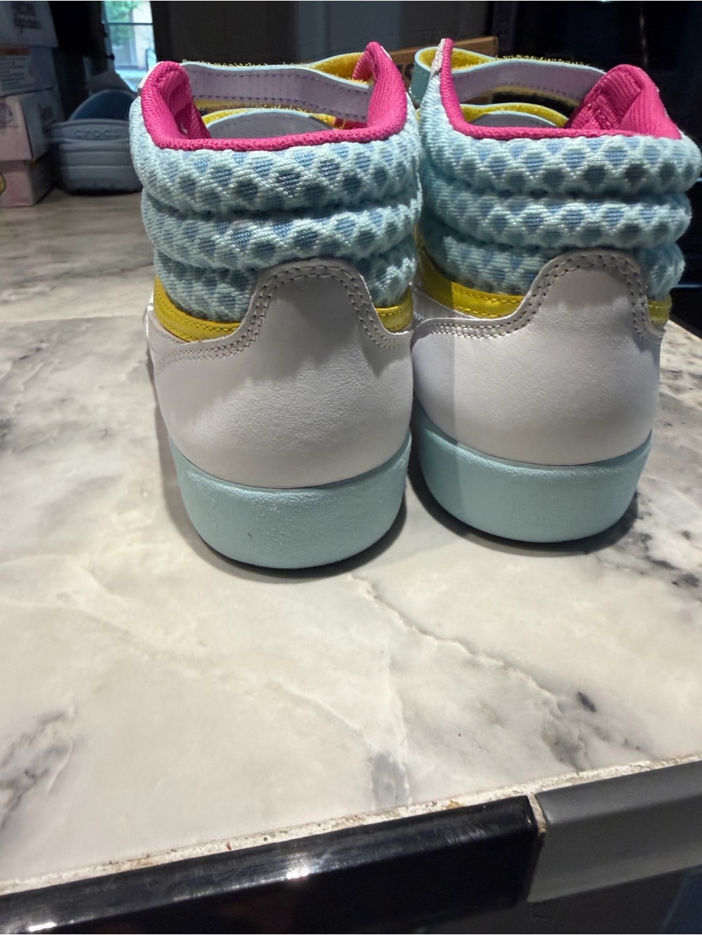 Reebok classic girls 5&4.5 no box size 4 box high tops - Picture 2 of 6
